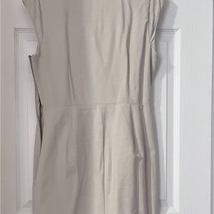 Formal women dress beige color